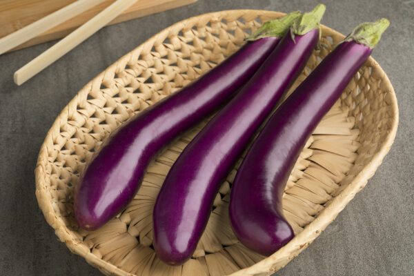 Organic Aubergine Long Purple - Image 2