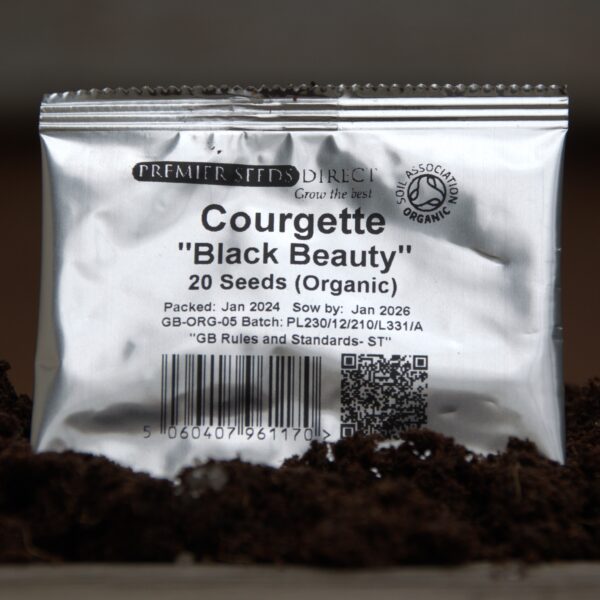 Organic Courgette Black Beauty - Image 3