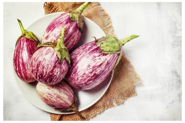 Organic Aubergine Listada De Gandia - Image 2